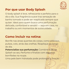 Body Splash - Cheiro de Rica Floral Fresco e Frutado