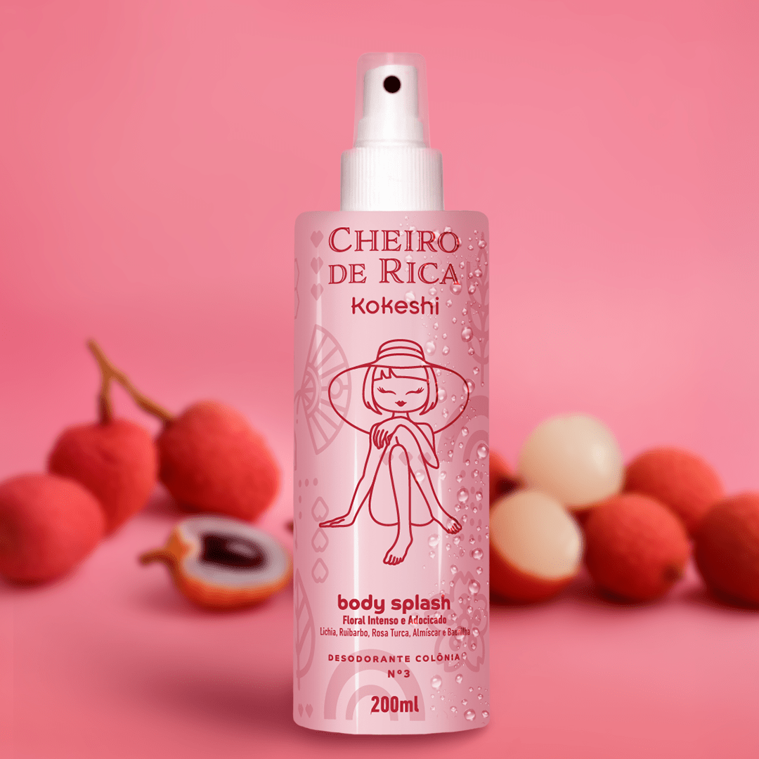 Body Splash - Cheiro de Rica Floral Intenso e Adocicado