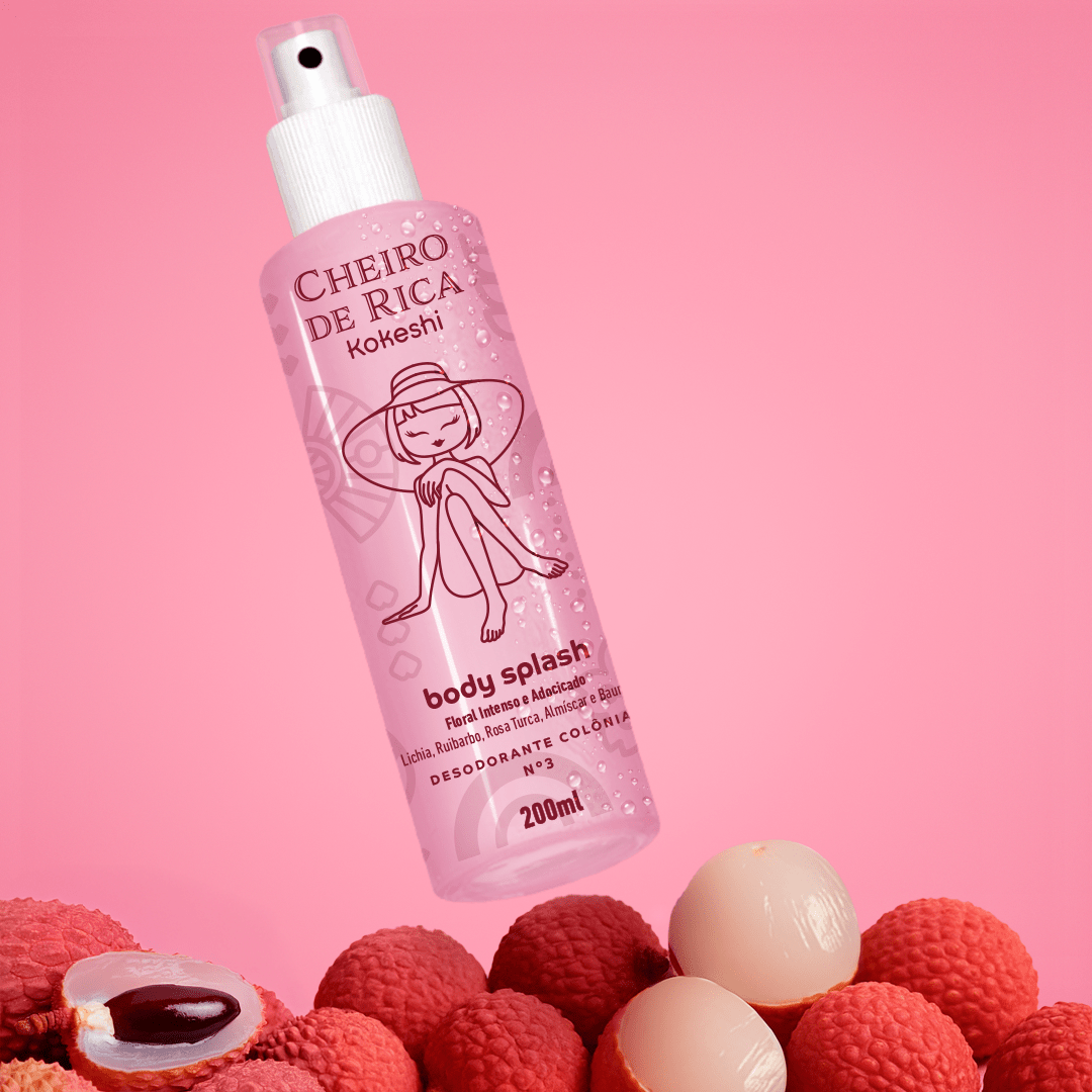 Body Splash - Cheiro de Rica Floral Intenso e Adocicado