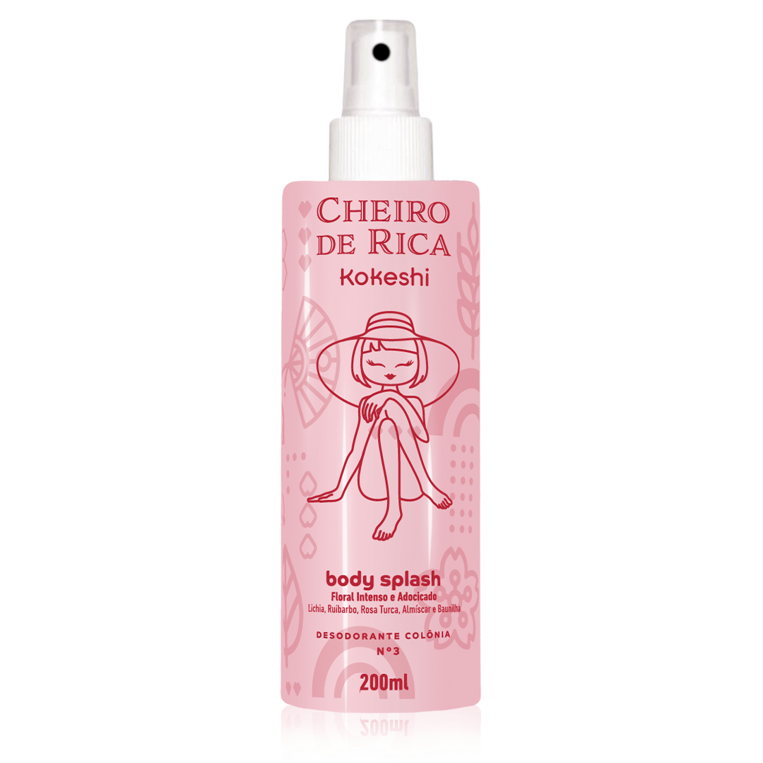 Body Splash - Cheiro de Rica Floral Intenso e Adocicado - Perfumes e Colónias KS01038