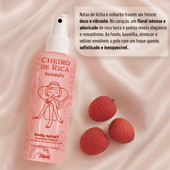 Body Splash - Cheiro de Rica Floral Intenso e Adocicado