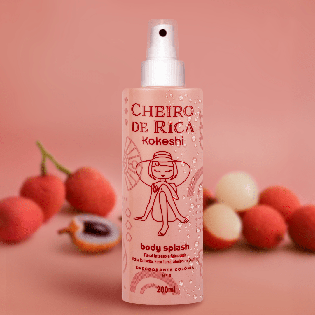 Body Splash - Cheiro de Rica Floral Intenso e Adocicado