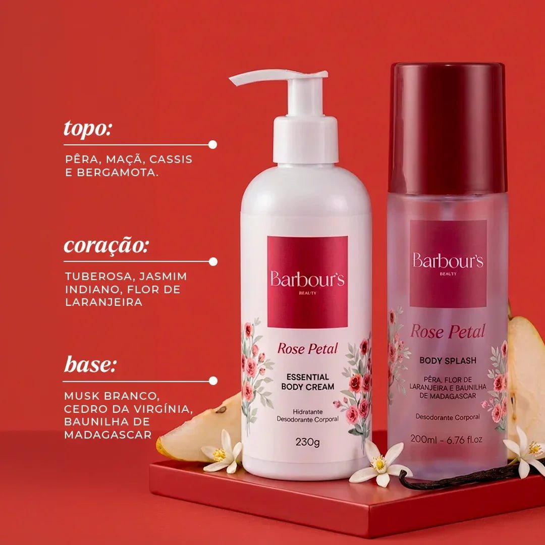 Body Splash Desodorante Corporal Rose Petal 200ml