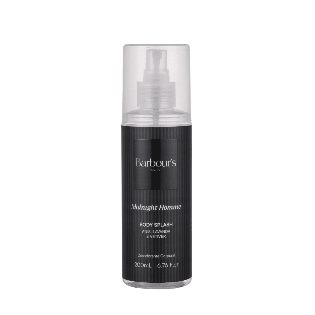 Body Splash Midnight Homme Desodorante Colônia 200ml