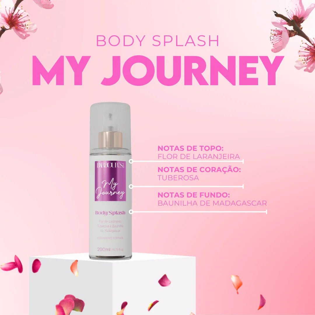 Body Splash My Journey Desodorante Colônia 200ml