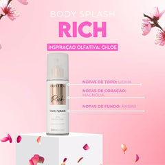 Body Splash Rich Desodorante Colônia 200ml