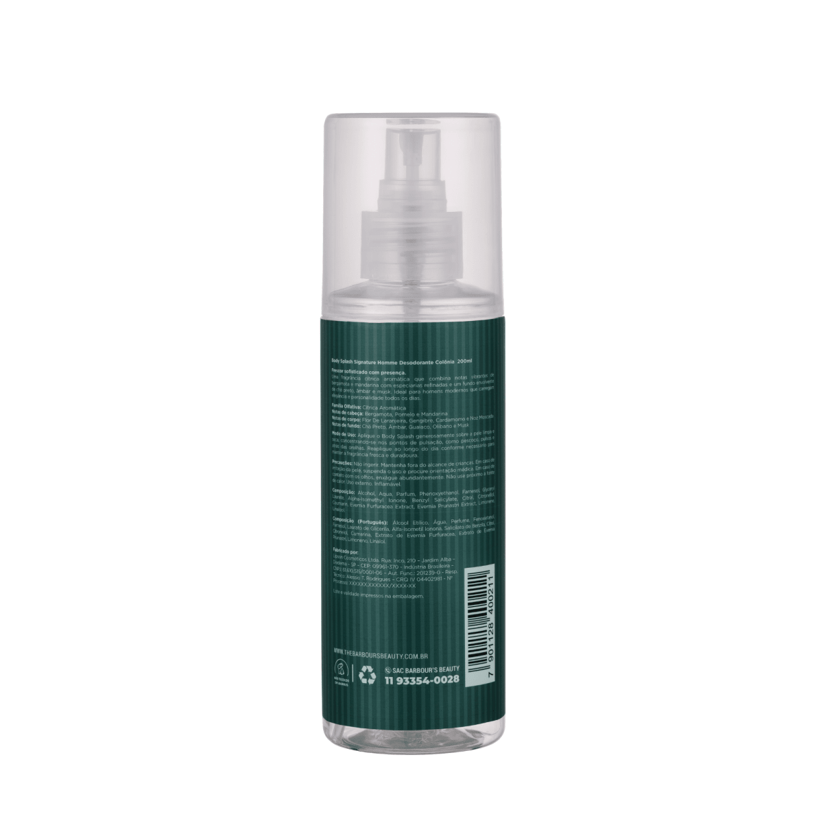 Body Splash Signature Homme Desodorante Colônia 200ml