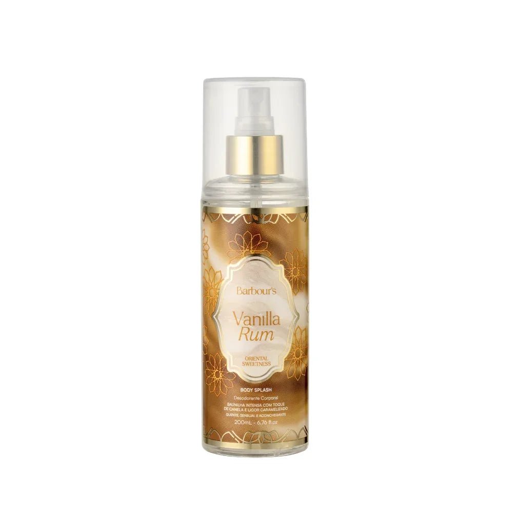 Body Splash Vanilla Rum Desodorante Colônia 200ml - Perfumes e Colónias BB02039