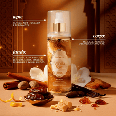 Body Splash Vanilla Rum Desodorante Colônia 200ml