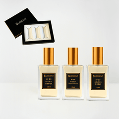 Caixa + Kit Trilogia Gold N23 + N25 + N27 | 25ml