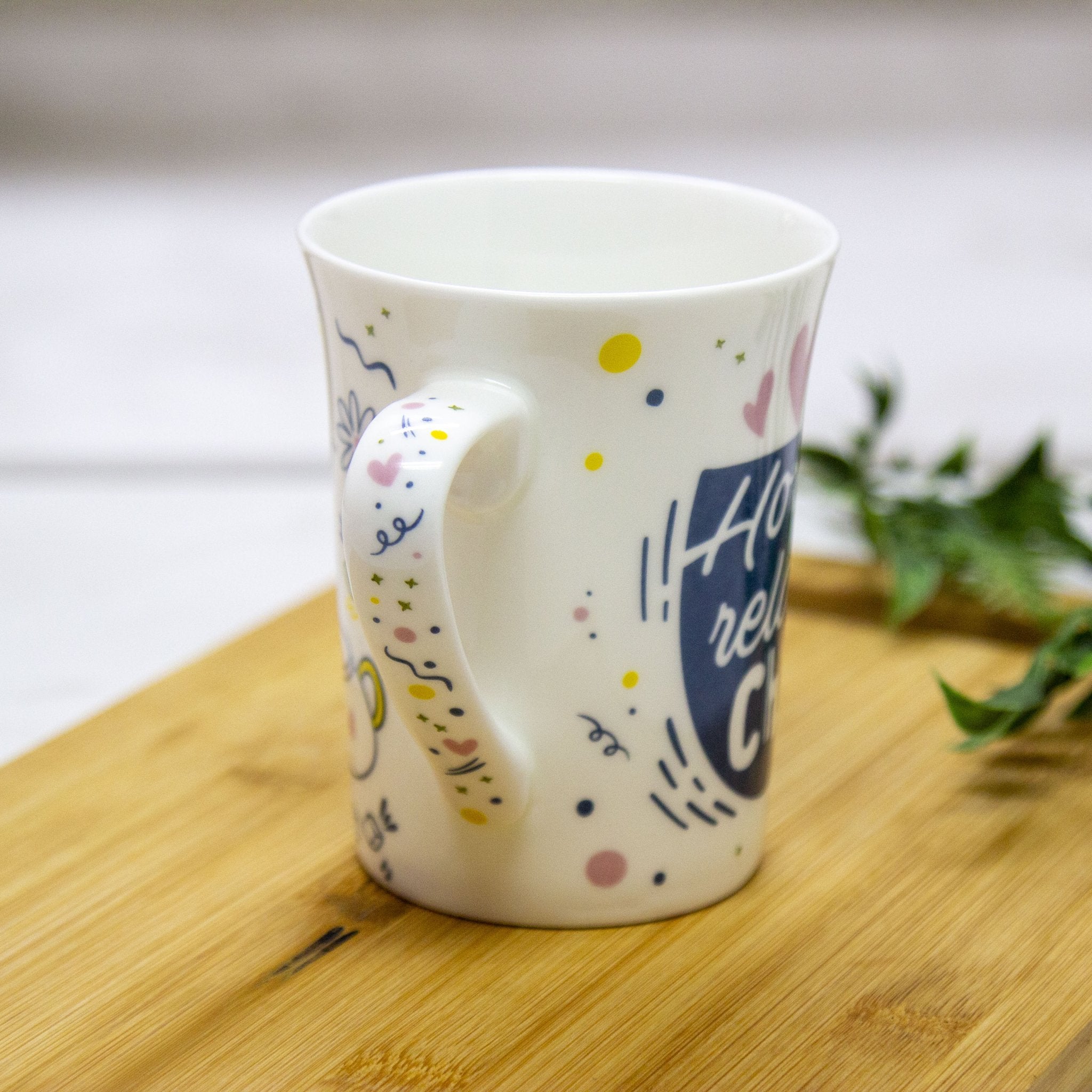 Caneca de Porcelana Chá todo Dia 340 ML