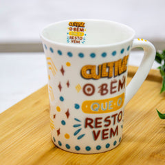 Caneca de Porcelana Cultive o Bem - 340ml