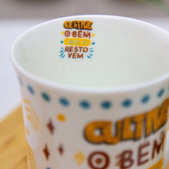 Caneca de Porcelana Cultive o Bem - 340ml