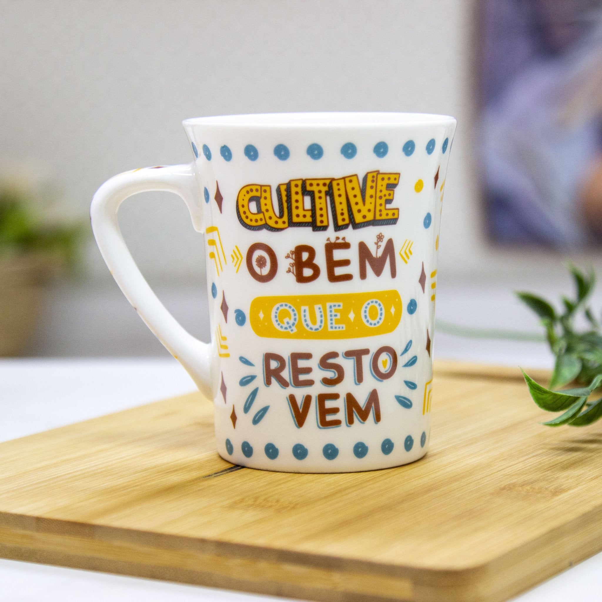 Caneca de Porcelana Cultive o Bem - 340ml