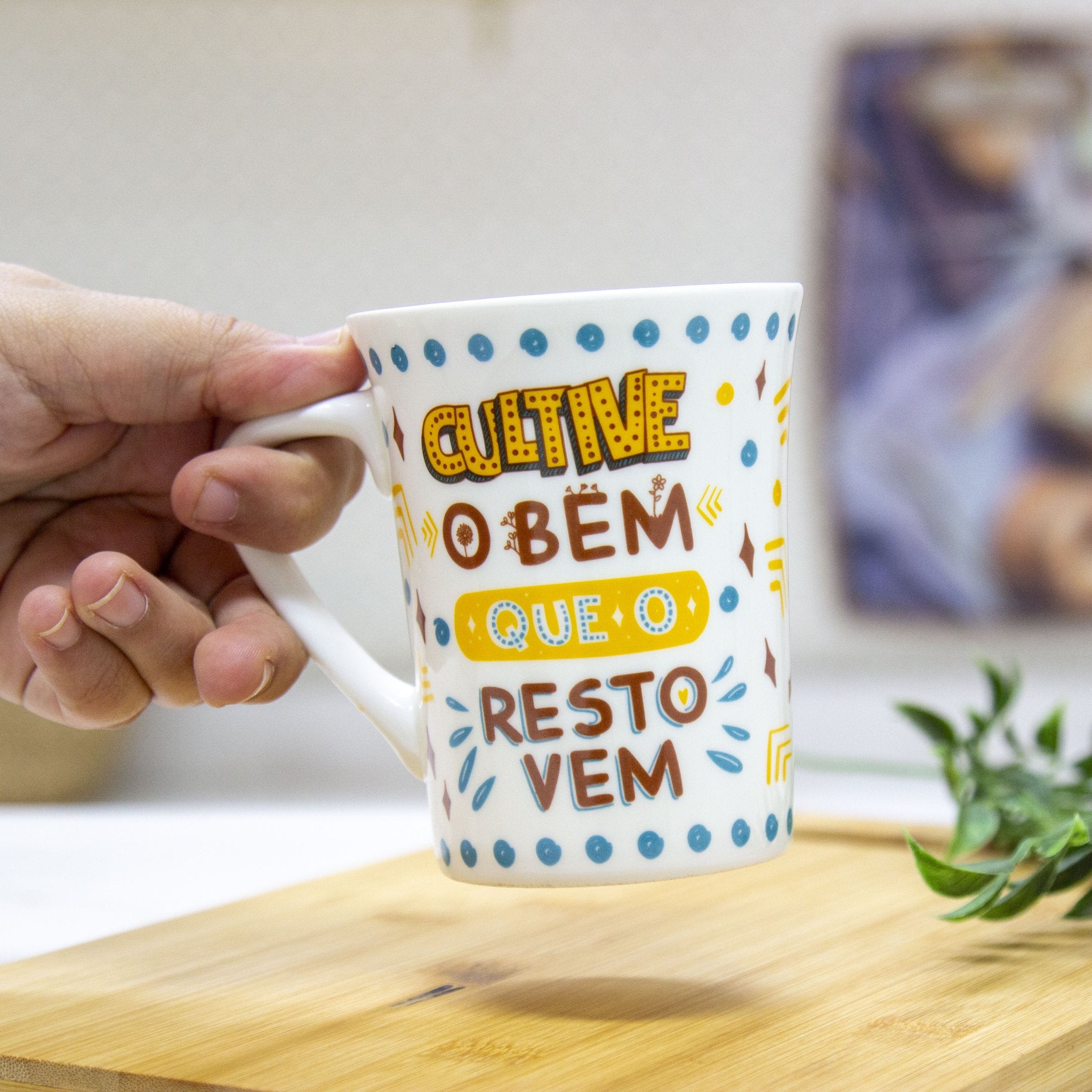 Caneca de Porcelana Cultive o Bem - 340ml