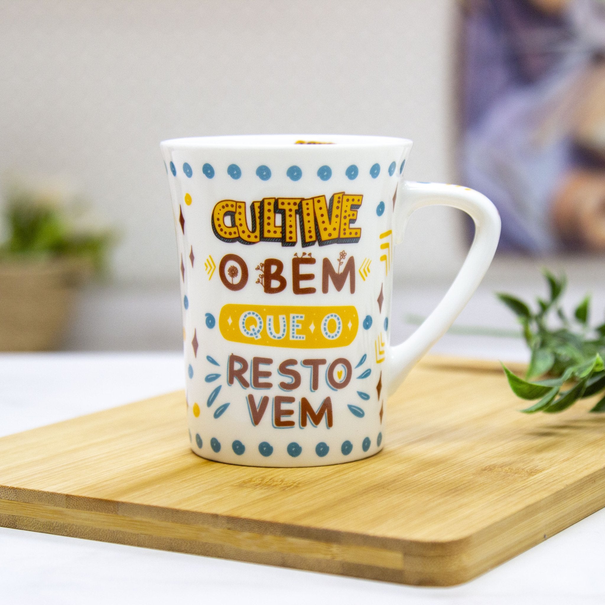 Caneca de Porcelana Cultive o Bem - 340ml