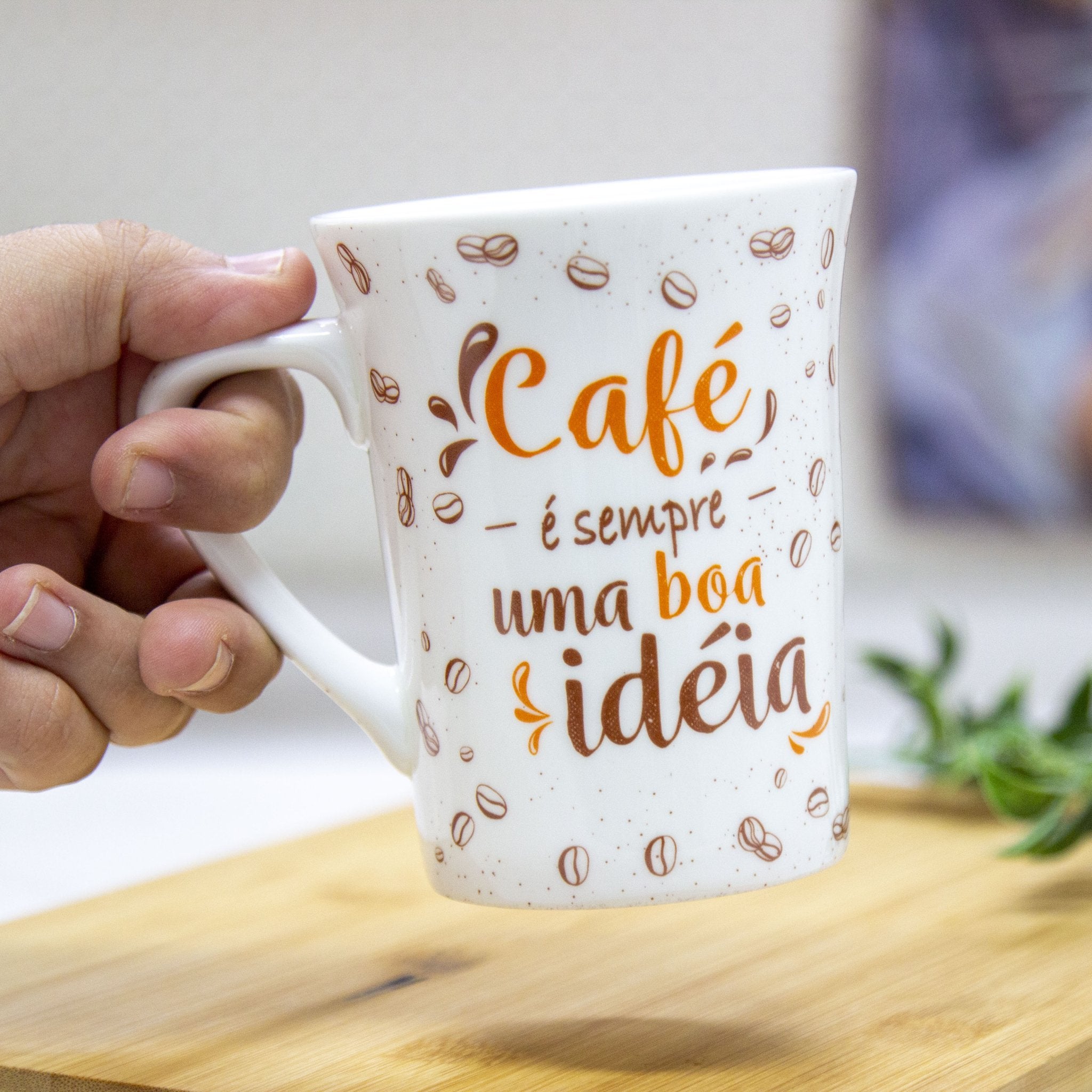 Caneca de Porcelana - Uma Boa Ideia 340ml