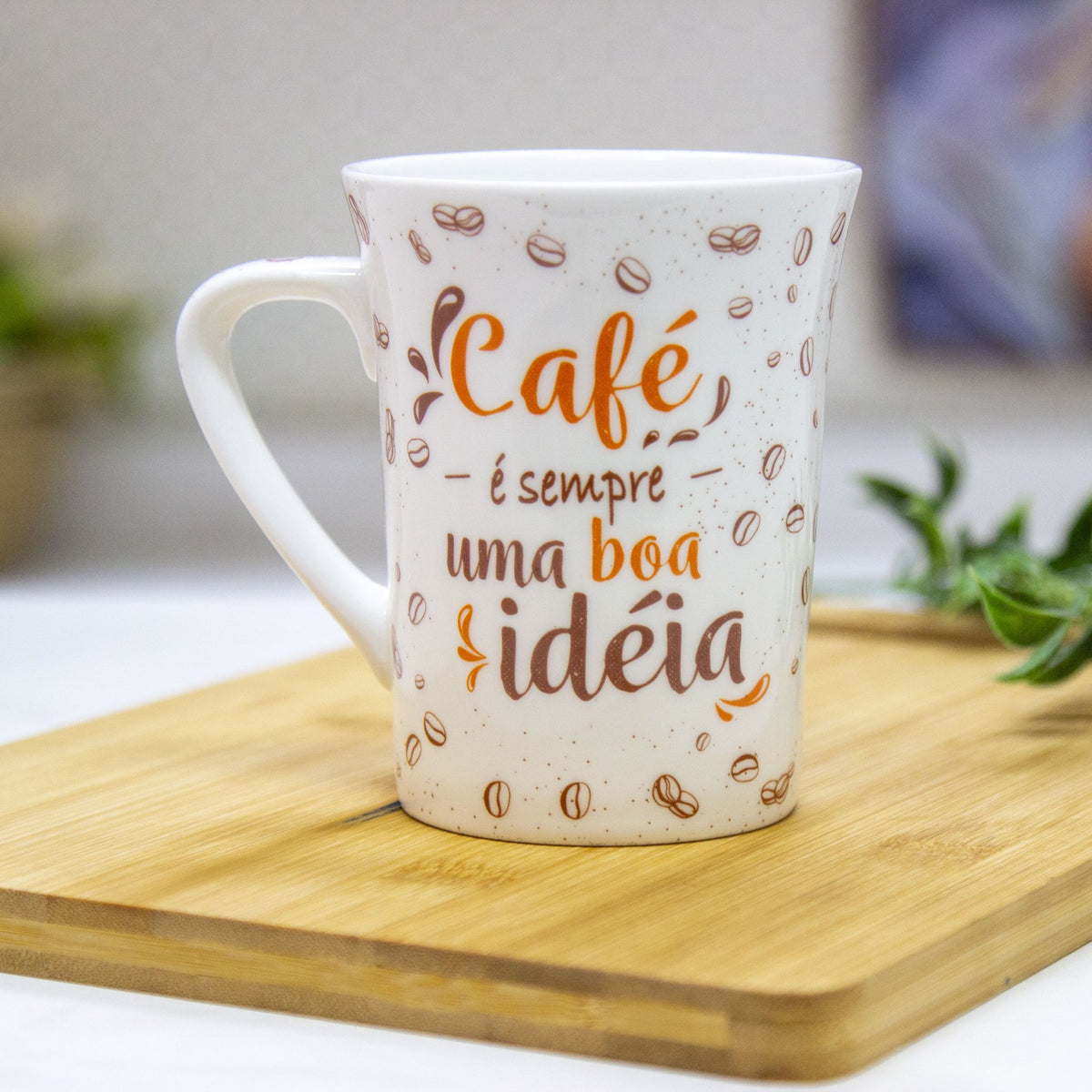 Caneca de Porcelana - Uma Boa Ideia 340ml - Caneca VDH03299