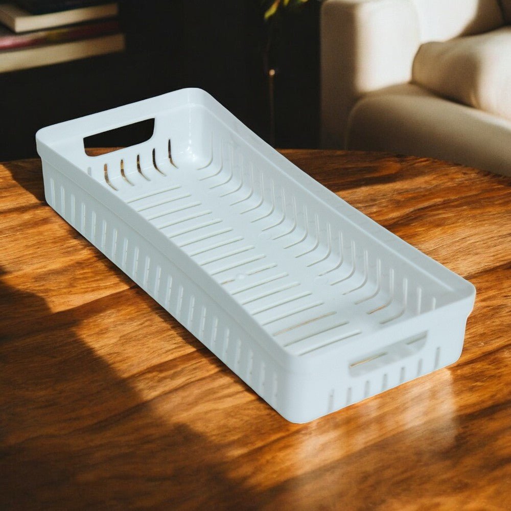 Cesta Organizadora Retangular Baixa - 32,5 x 5cm - Organizador VDH04699