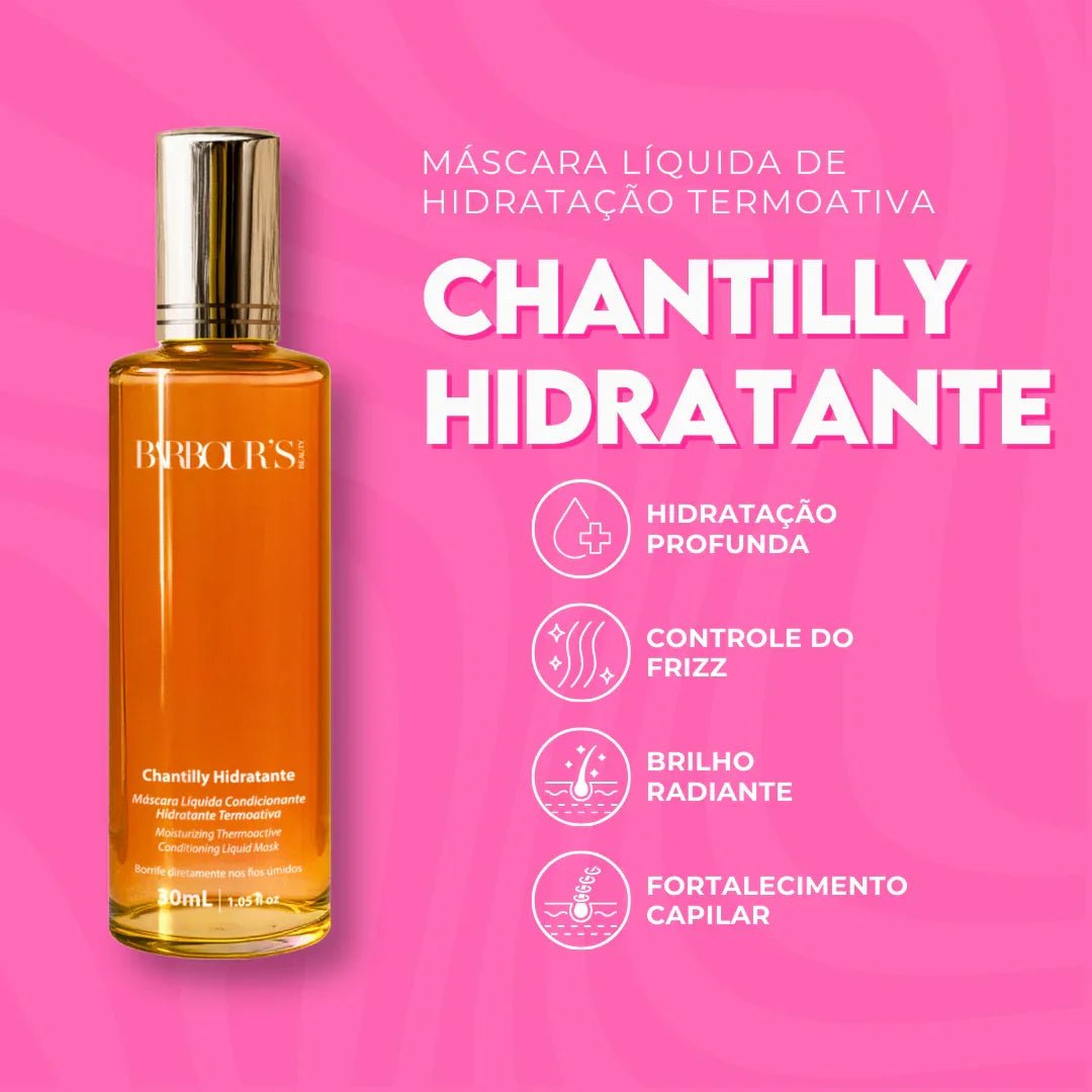 Chantilly Hidratante - Mascara Líquida de Hidratação Termoativa - Living Grace