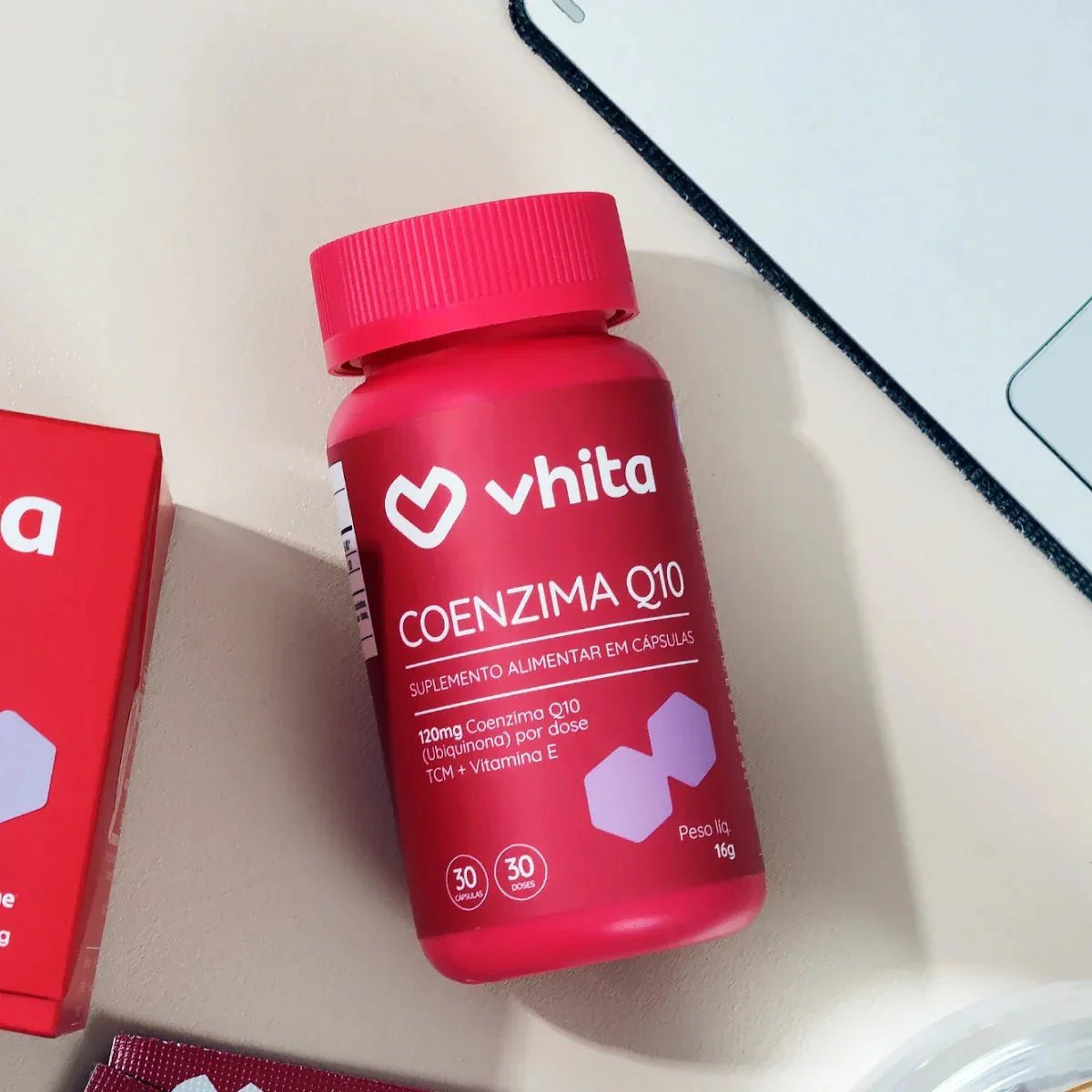 Combo 2x - Coenzima Q10 120 mg em cápsulas com Vitamina E
