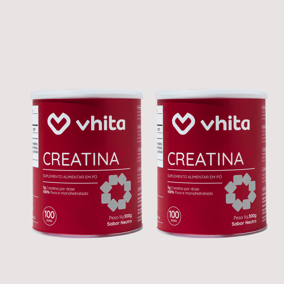 Combo 2x - Creatina Monohidratada Pura em pó 300 g - Vitaminas e suplementos 