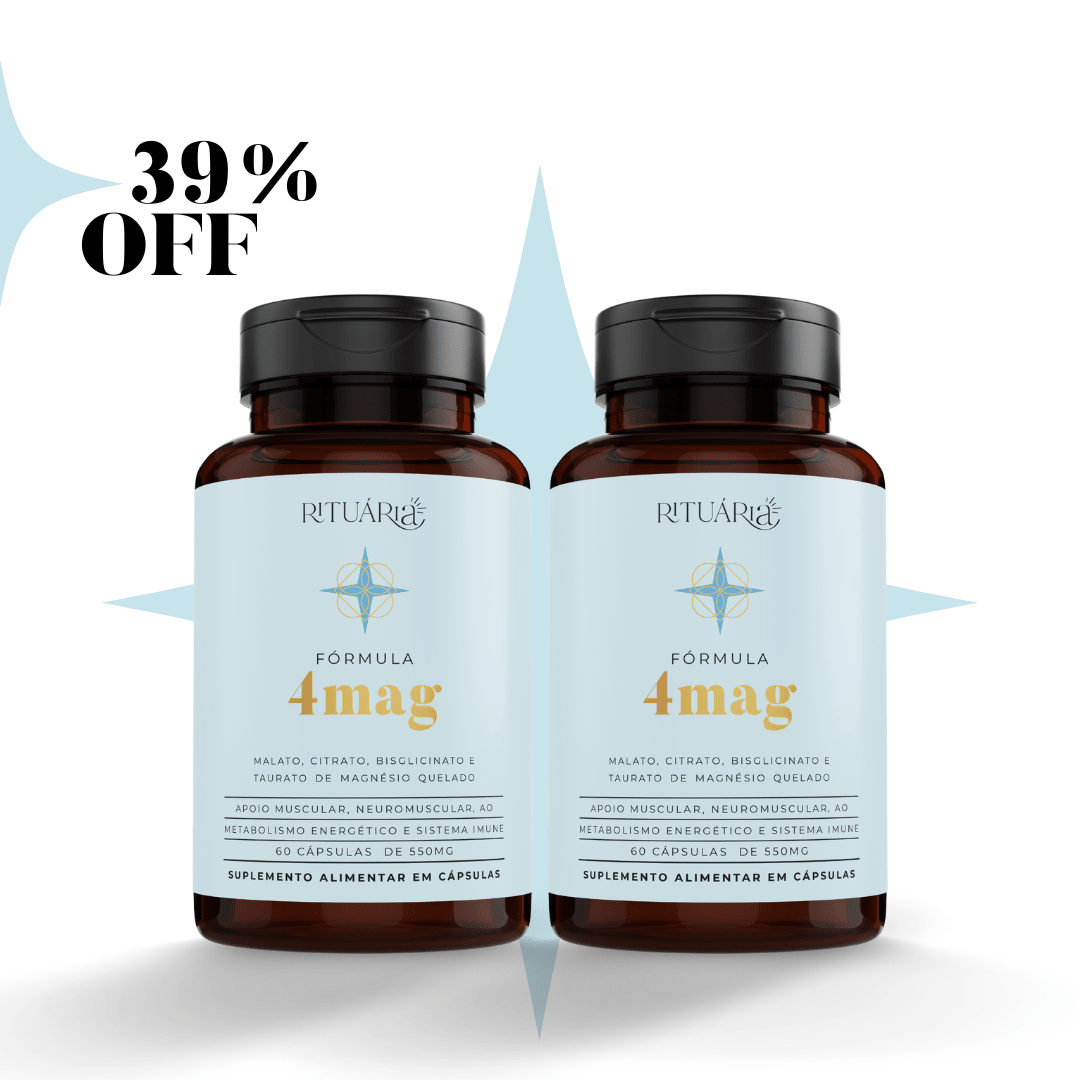 Combo 2x - Fórmula 4Mag (60 Dias) - Vitaminas e suplementos KRT99063