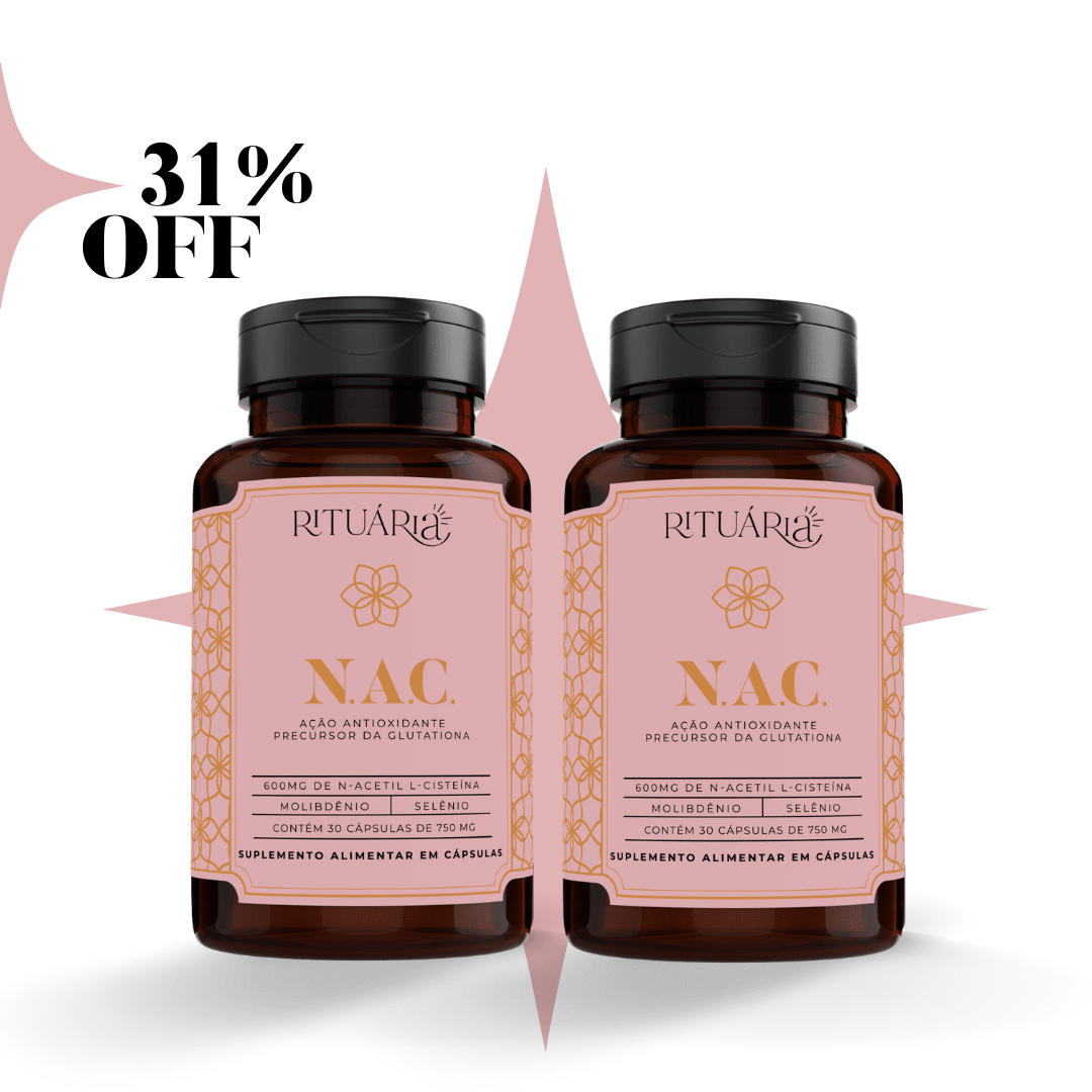 Combo 2x - Fórmula NAC (60 Dias) - Vitaminas e suplementos KRT99058