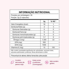 Combo 2x - Ômega 3 Super DHA TG 1000mg com Vitamina E e selo IFOS