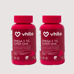 Combo 2x - Ômega 3 Super DHA TG 1000mg com Vitamina E e selo IFOS