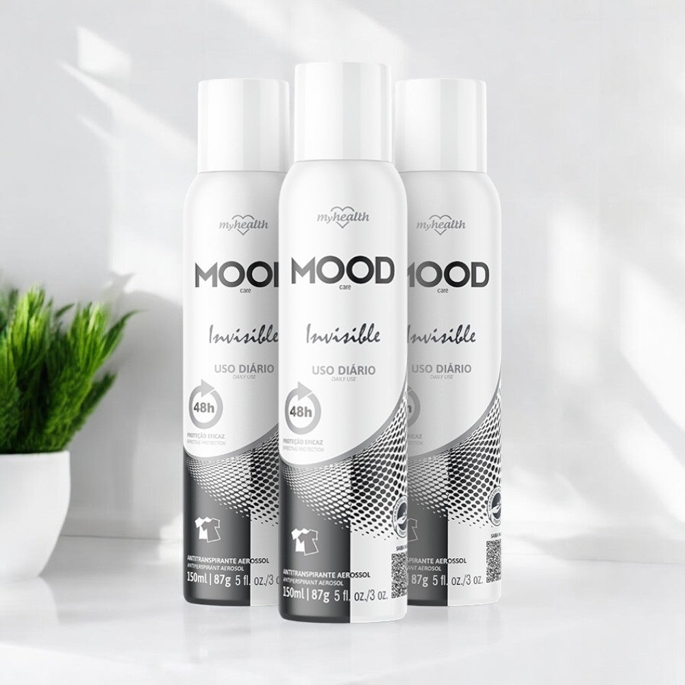 Combo 3 Antitranspirantes Invisibile Mood - 150ml