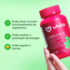 Combo 3x - Complexo B com Manganês - 60 cápsulas