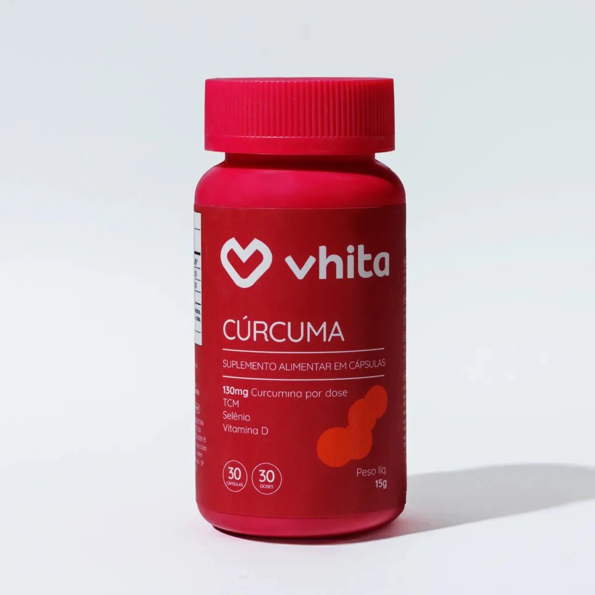 Combo 3x - Cúrcuma Longa em Cápsulas de 130mg Com TCM + Selênio e Vitamina D3