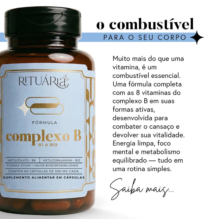 Combo 3x Fórmula Complexo B - 60 Dias (60 Cápsulas)