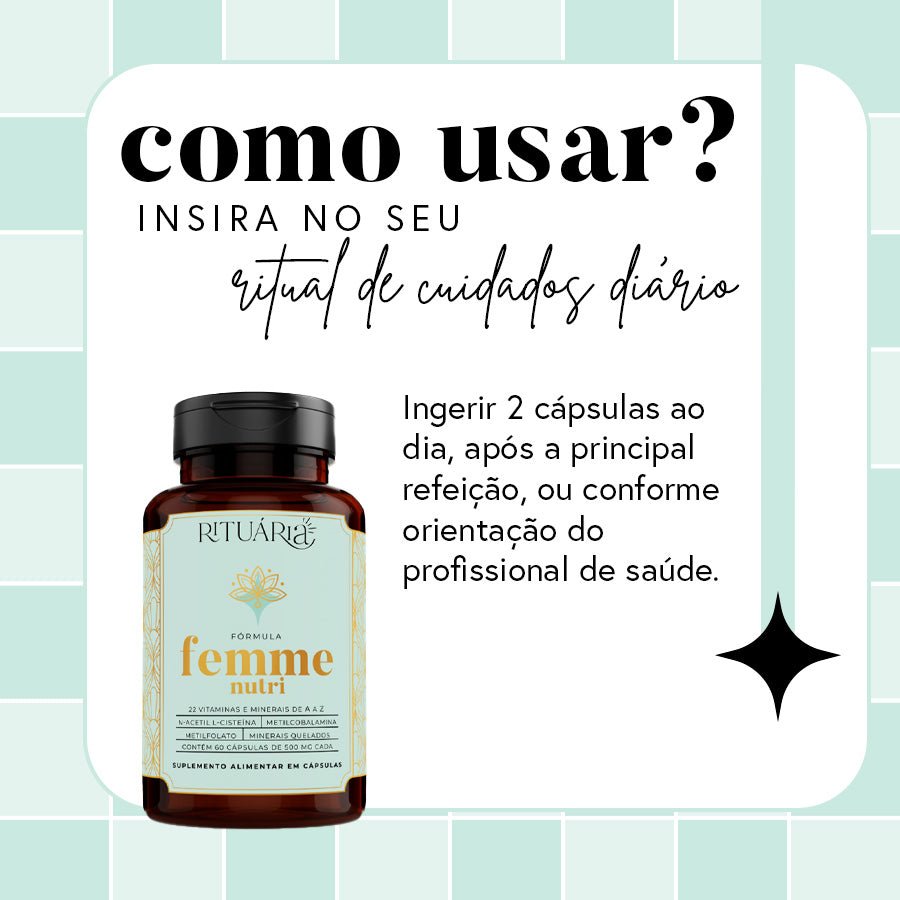 Combo 3x - Fórmula Femme Nutri (90 Dias)