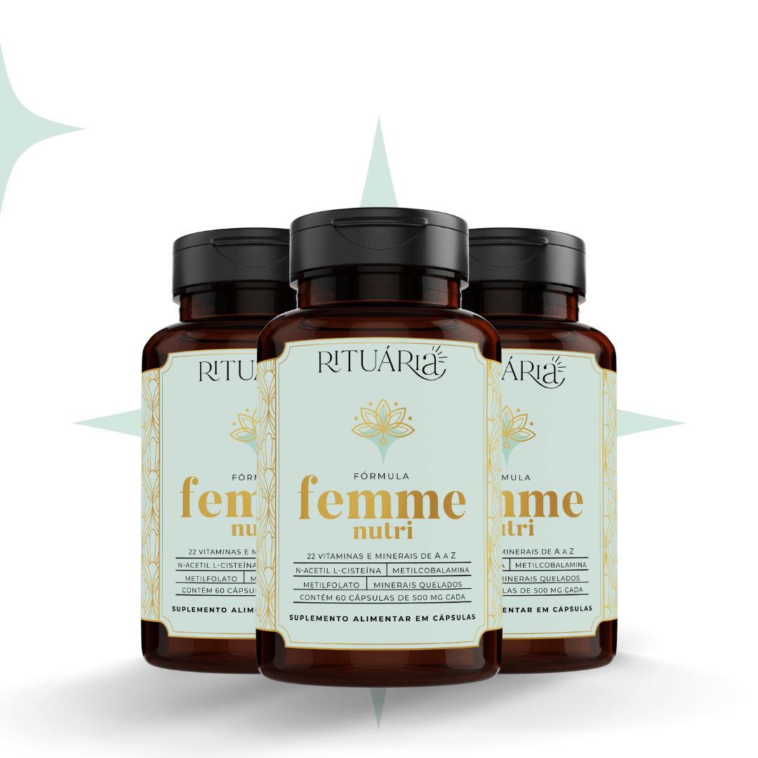 Combo 3x - Fórmula Femme Nutri (90 Dias) - Vitaminas e suplementos KRT99082