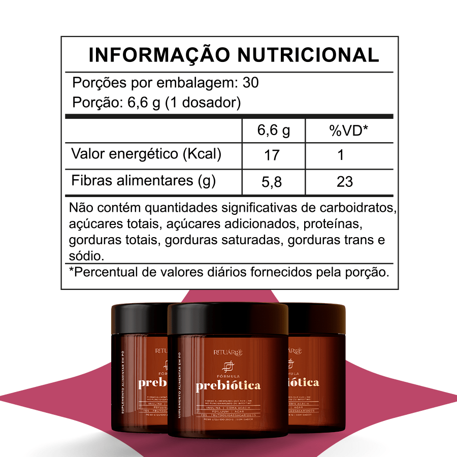 Combo 3x - Fórmula Prebiótica (90 Dias)