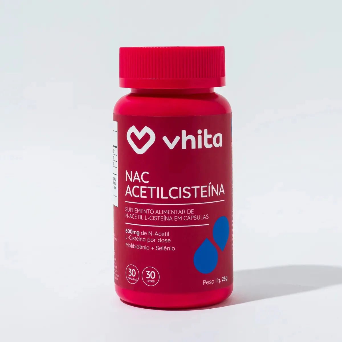 Combo 3x - N Acetilcisteína (NAC) 600mg concentrado com selênio e molibdênio
