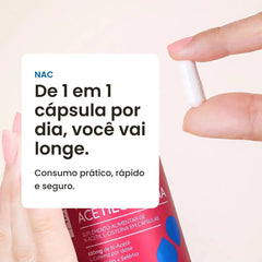 Combo 3x - N Acetilcisteína (NAC) 600mg concentrado com selênio e molibdênio