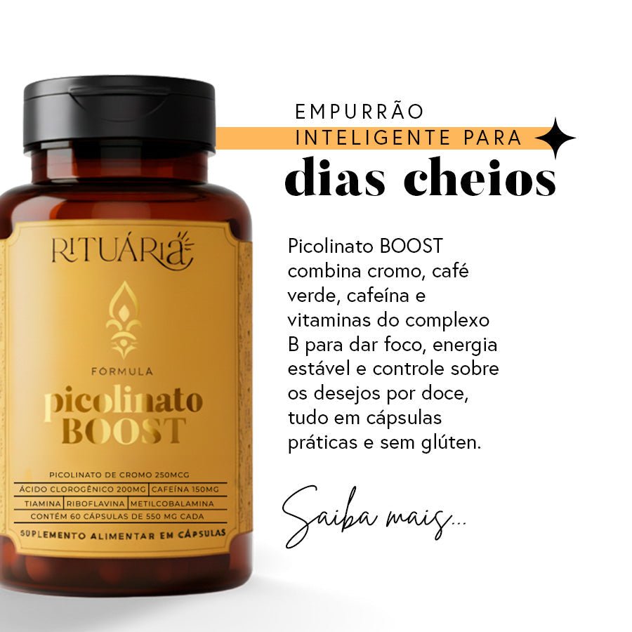 Combo 3x - Picolinato Booster (90 Dias)