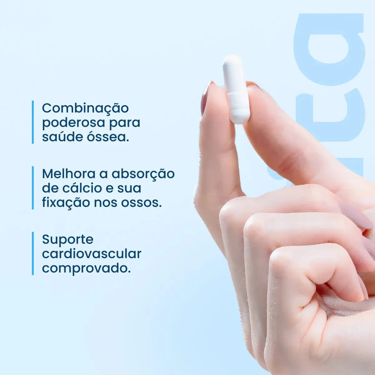 Combo 3x - Vitamina D3 2000UI com Vitamina K2 MK7
