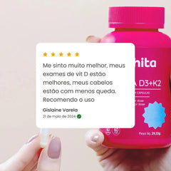 Combo 3x - Vitamina D3 2000UI com Vitamina K2 MK7