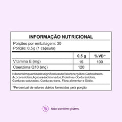 Combo 4x - Coenzima Q10 120 mg em cápsulas com Vitamina E