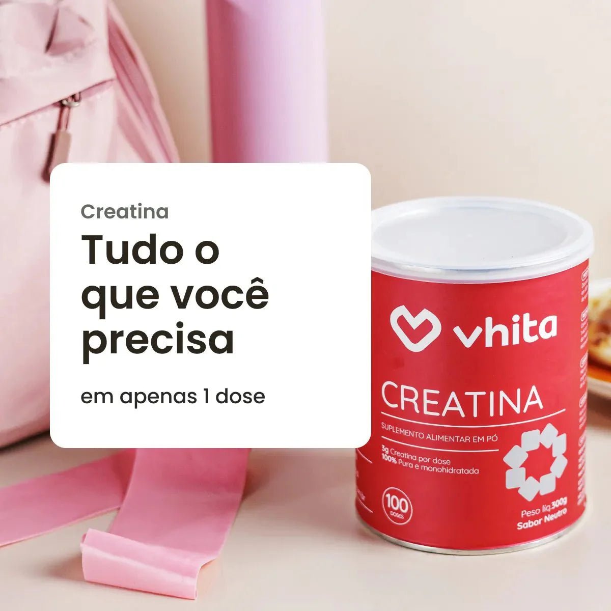 Combo 4x - Creatina Monohidratada Pura em pó 300 g