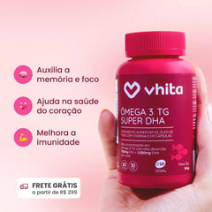 Combo 4x - Ômega 3 Super DHA TG 1000mg com Vitamina E e selo IFOS