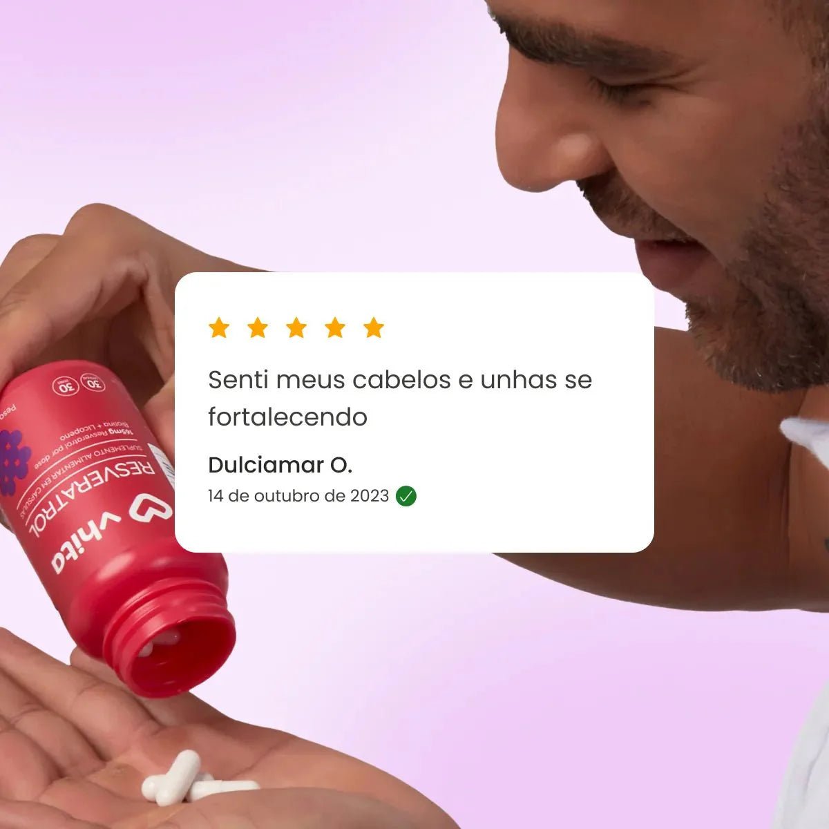 Combo 4x - Resveratrol 165mg com licopeno biotina e proantocianidinas em 1 cápsula