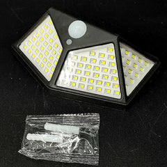 Combo 5 Luminárias Solar com Sensor - 100 LEDs