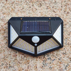 Combo 5 Luminárias Solar com Sensor - 100 LEDs