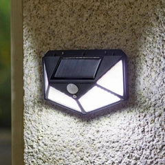 Combo 5 Luminárias Solar com Sensor - 100 LEDs