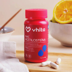 Combo 5x - N Acetilcisteína (NAC) 600mg concentrado com selênio e molibdênio